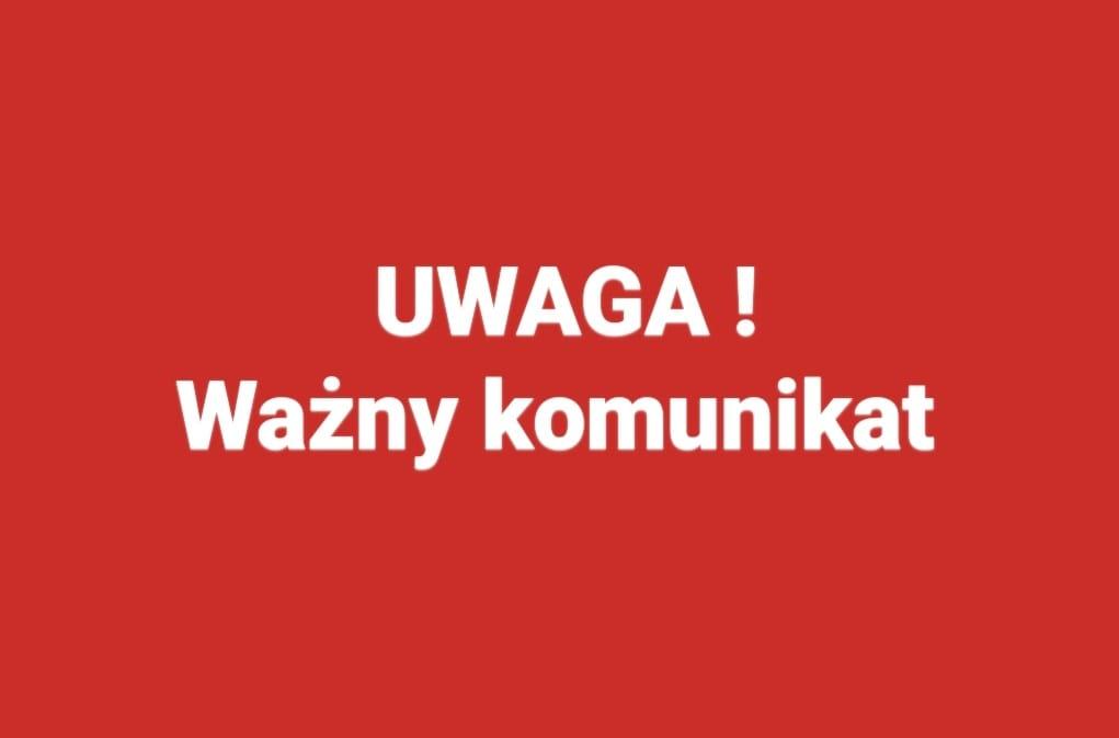 Komunikat policji - milion złotych nagrody