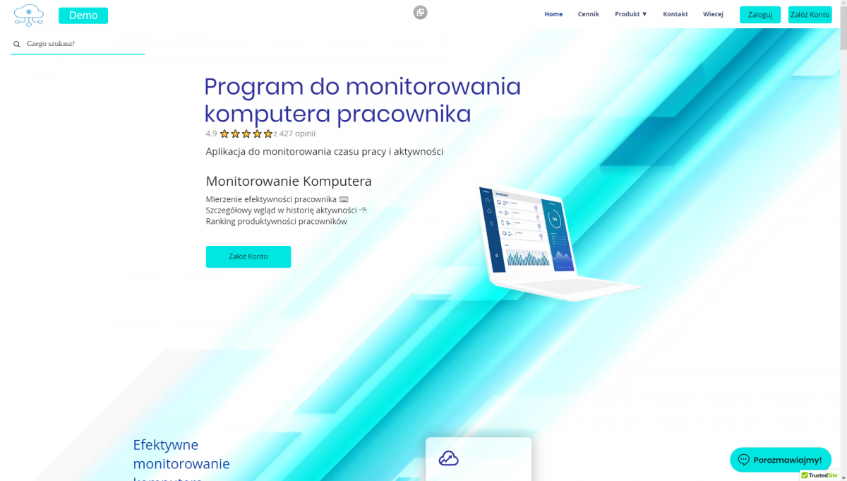Monitorowanie komputera - profesjonalna kontrola pracy biurowej i zdalnej