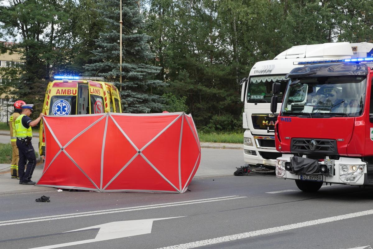 Zmarł 54-letni rowerzysta - uczestnik tragicznego wypadku w Jaworznie