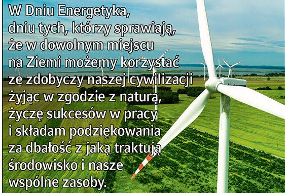 W Dniu Energetyka życzenia od Joanny Sekuły Senator RP