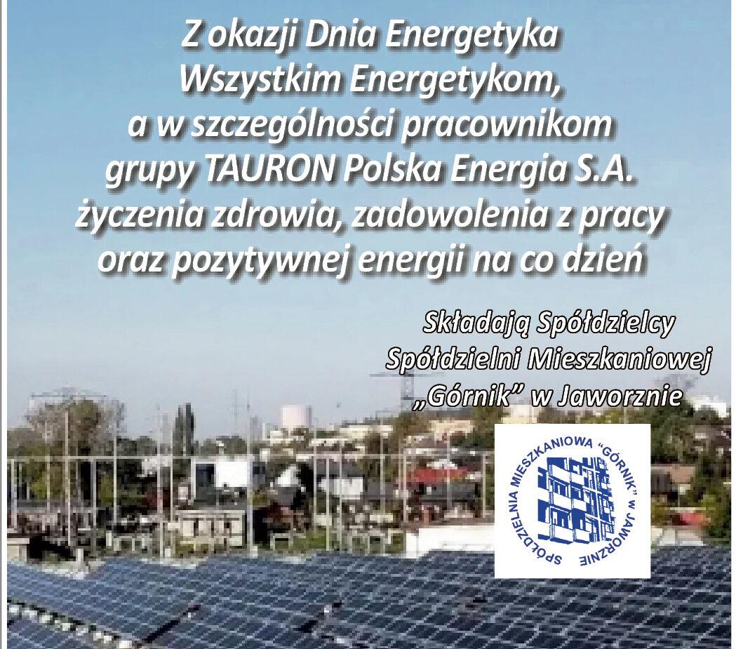 Z okazji Dnia Energetyka życzenia od SM 