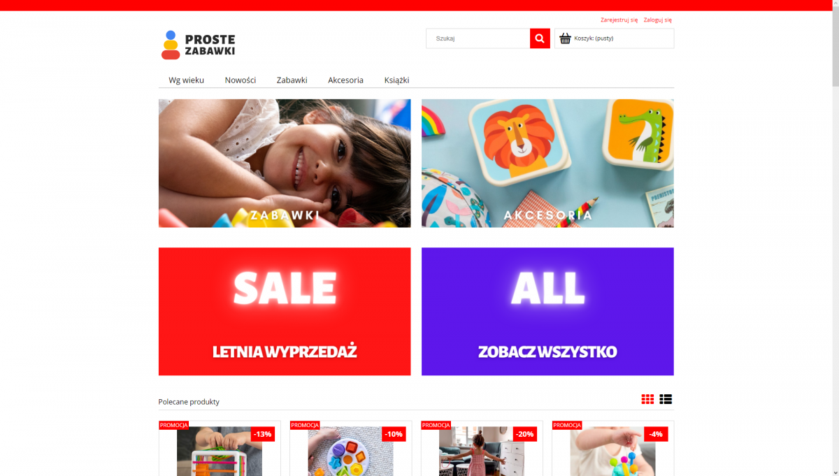 Najlepszy internetowy sklep z zabawkami dla dzieci