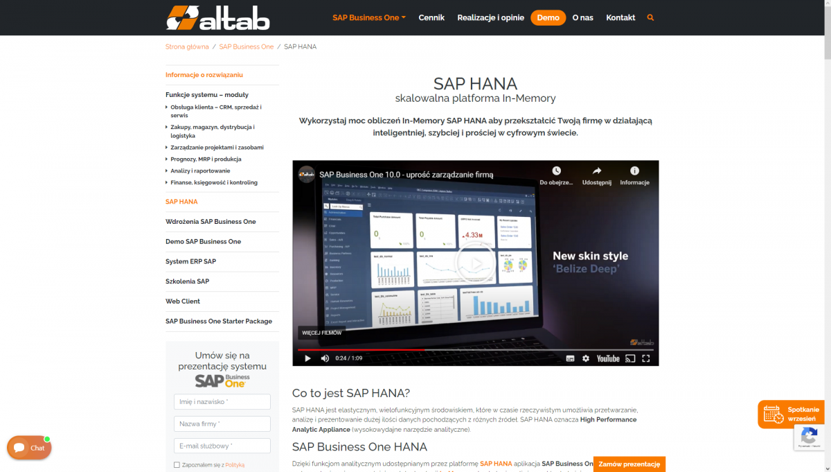 SAP HANA - rewolucja w sam raz na miarę twojego biznesu!