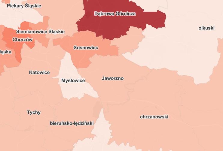 Aktualna sytuacja epidemiologiczna w Jaworznie – 1.08.2022