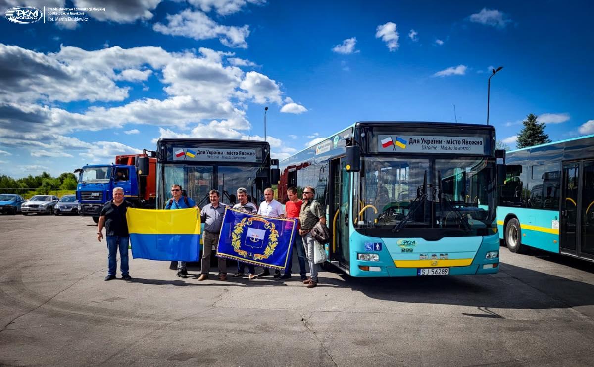Kolejne autobusy PKM Jaworzno jadą na Ukrainę. Tym razem na daleki wschód