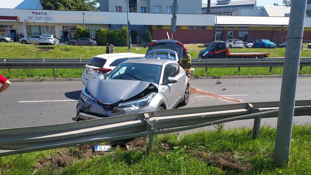 Zły manewr doprowadził do wczorajszej kolizji na obwodnicy Jaworzna