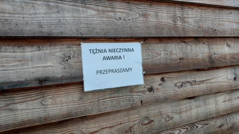 Tężnia na GEOsferze nieczynna z powodu awarii