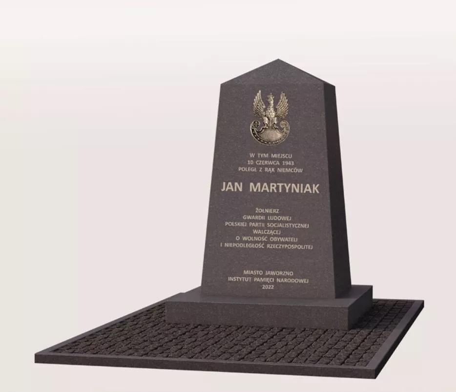 Nowy pomnik Jana Martyniaka