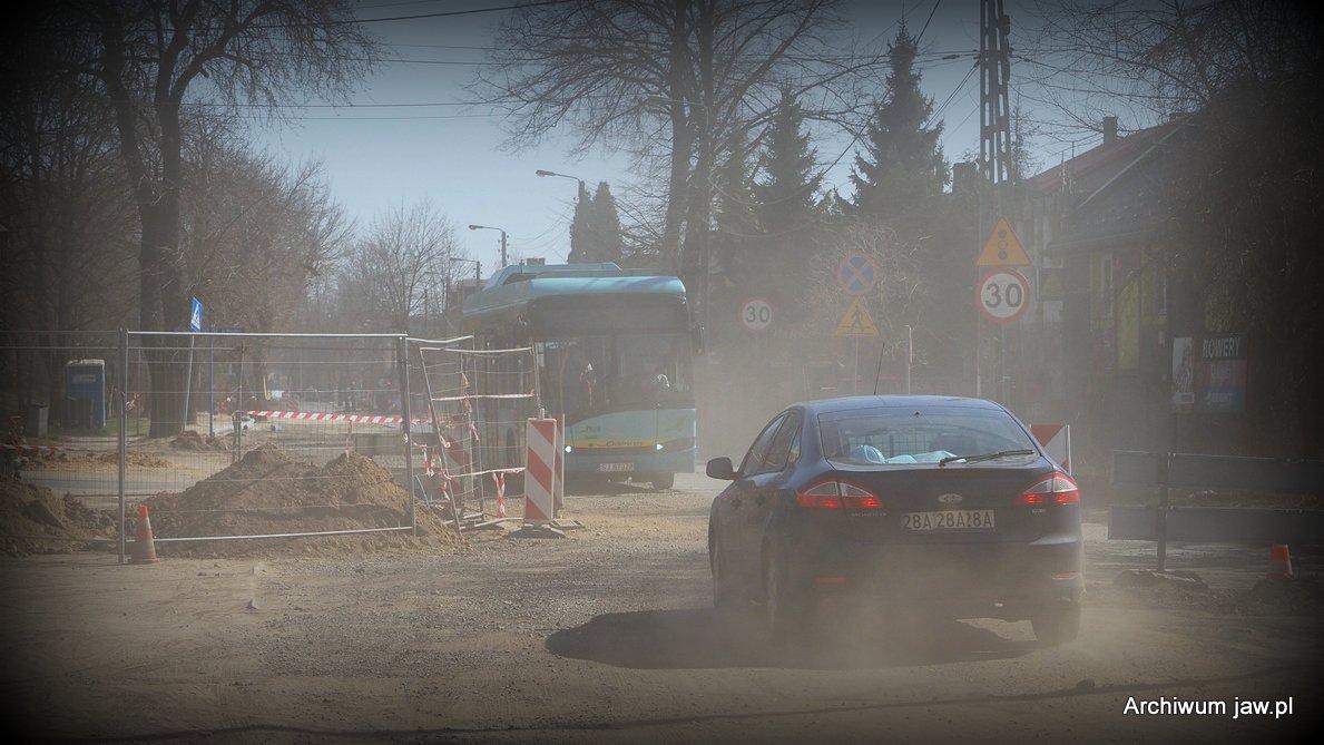 Znów się kurzy na Grunwaldzkiej