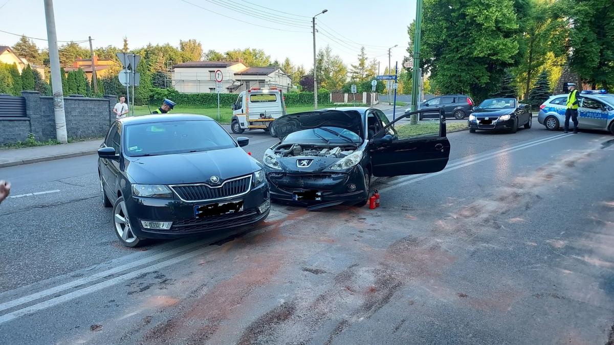 Kolizja na ul. Koszarowej