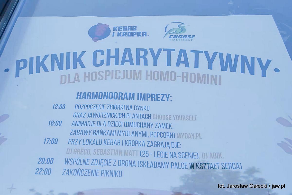 Zaproszenie na piknik charytatywny dla jaworznickiego Hospicjum