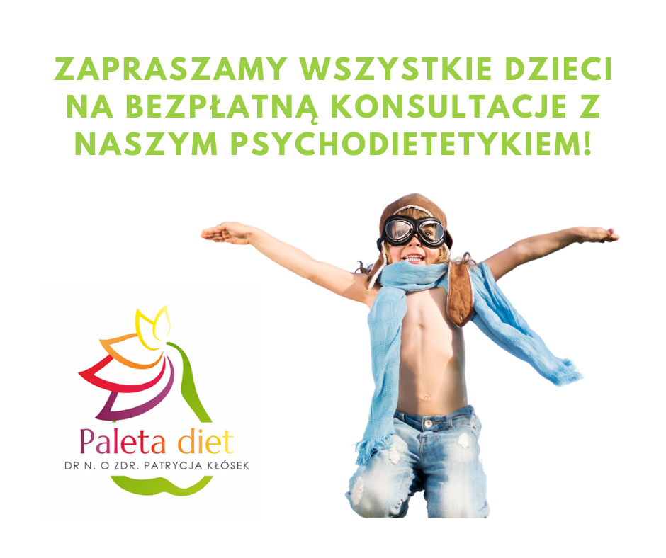 Otyłość dzieci. Paleta diet zaprasza na bezpłatne konsultacje