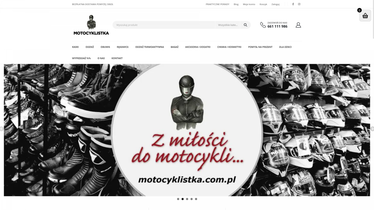 Internetowy sklep motocyklowy - wygoda i oszczędność