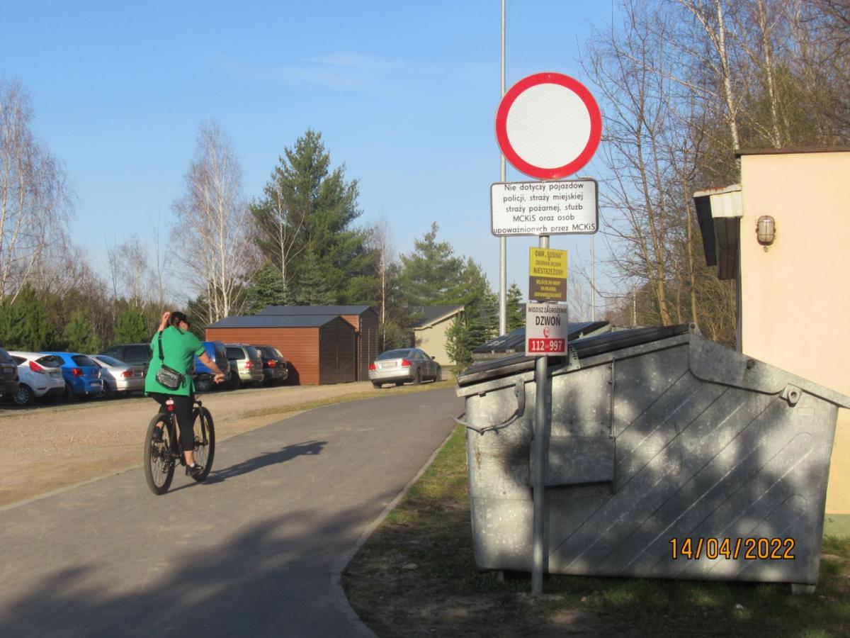 Sosina Jaworzno: Zakaz ruchu również dla rowerów?