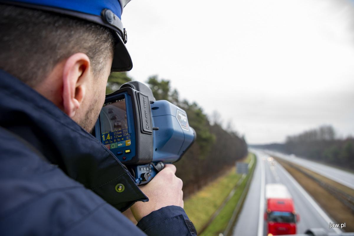 Policja prowadzi działania „Prędkość”