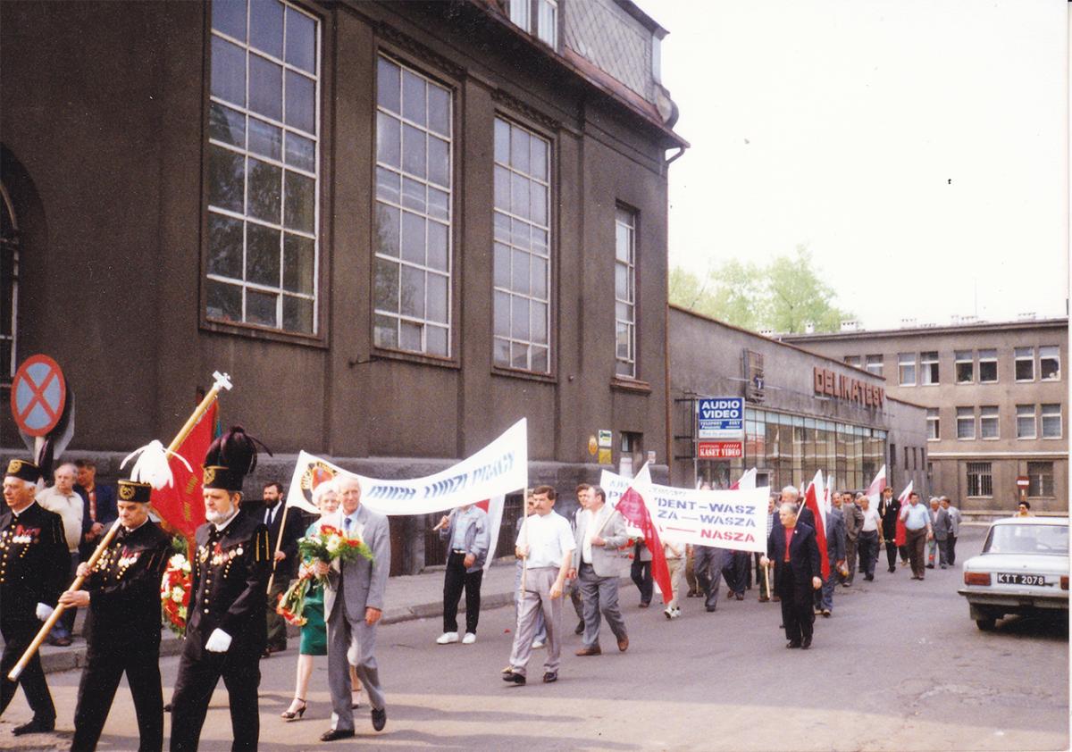 1 Maj w Jaworznie - Święto Pracy na starych fotografiach