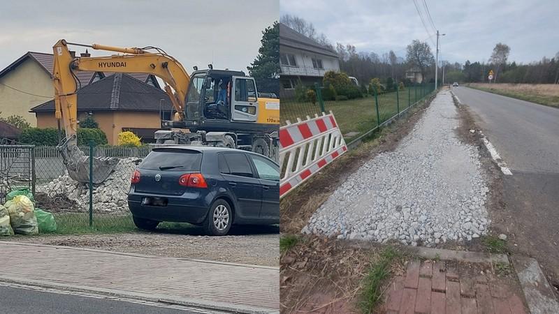 Czy gruz pod nowym chodnikiem to sposób na oszczędność ?