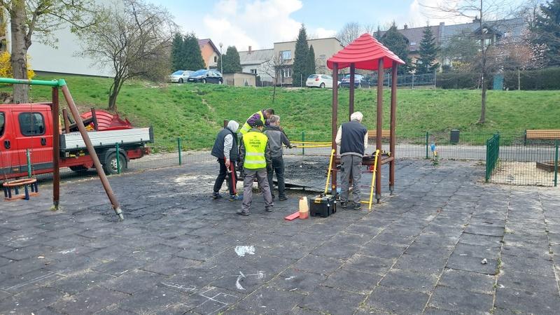 Spalony plac zabaw przy ul. 3 Maja już zlikwidowany