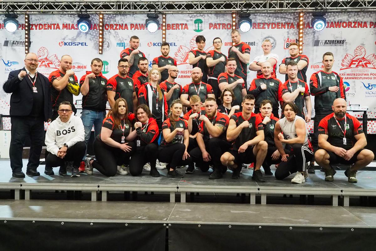 Mistrzostwa Polski w Armwrestlingu - worek medali dla Tytanów z Jaworzna