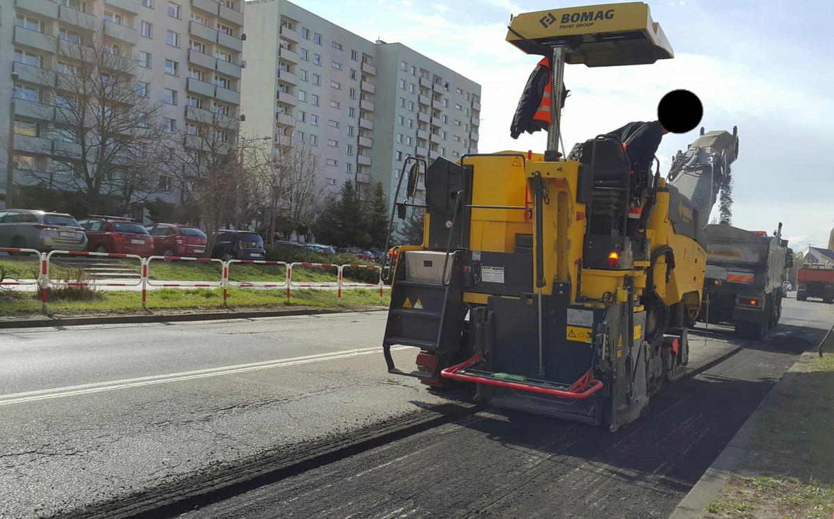 Wymiana nawierzchni na al. Piłsudskiego