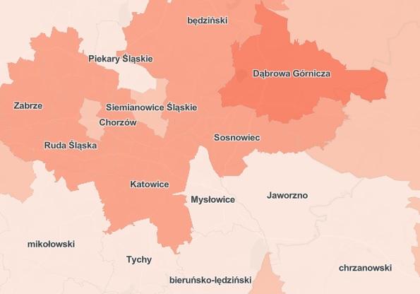 Aktualna sytuacja epidemiologiczna w Jaworznie – 22.3.2022