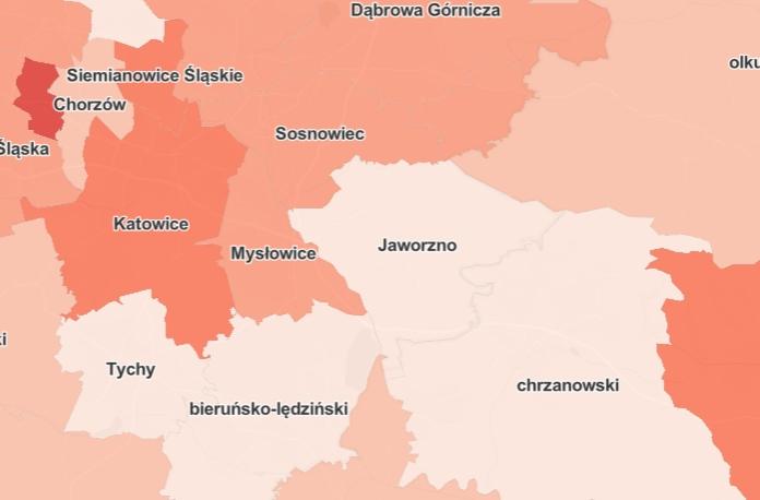 Aktualna sytuacja epidemiologiczna w Jaworznie – 21.3.2022