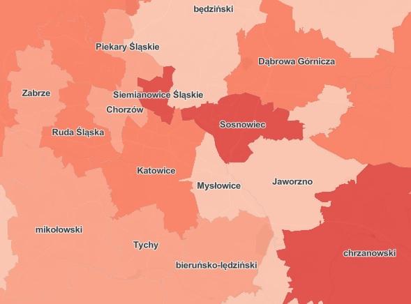 Aktualna sytuacja epidemiologiczna w Jaworznie – 20.3.2022
