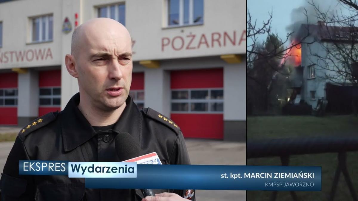 Pożar w Byczynie - Akcja gaśnicza trwała 6 godzin