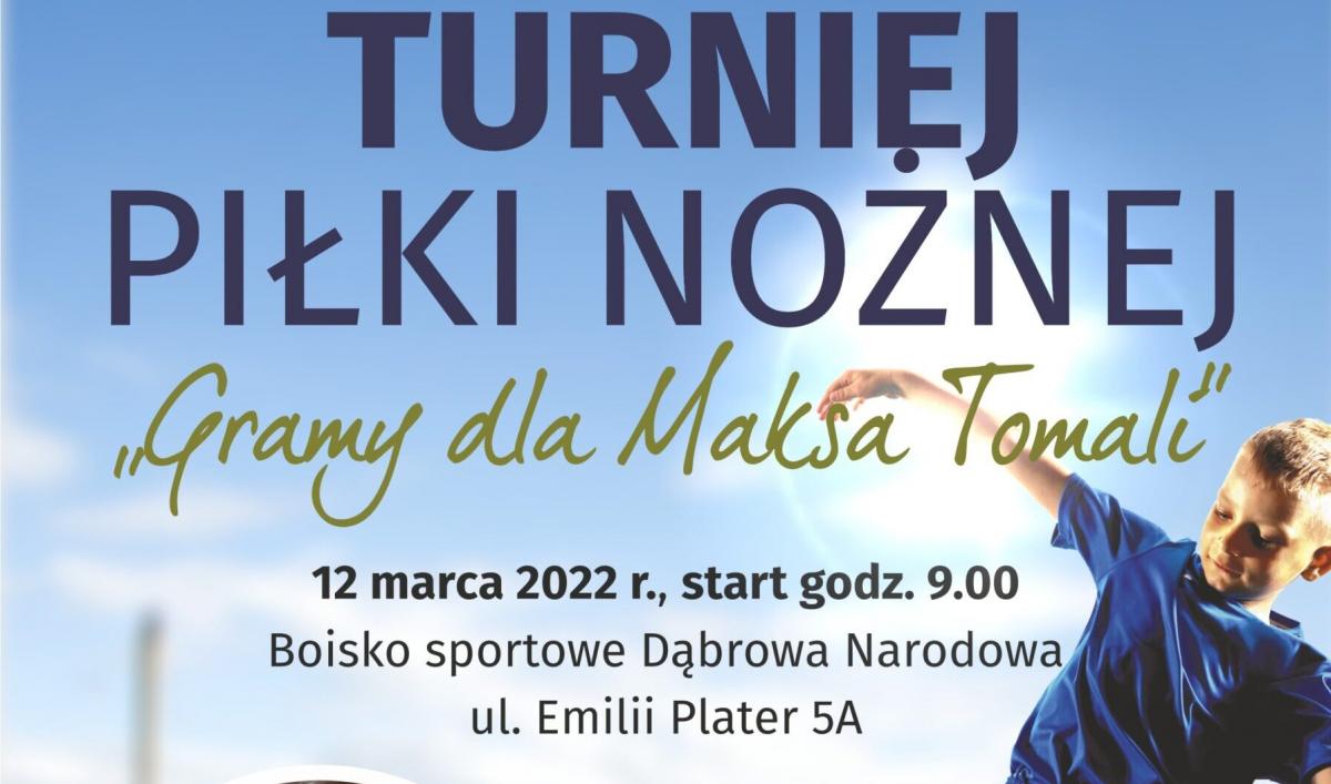 Sportowcy dla Maksa Tomali - turniej piłki nożnej