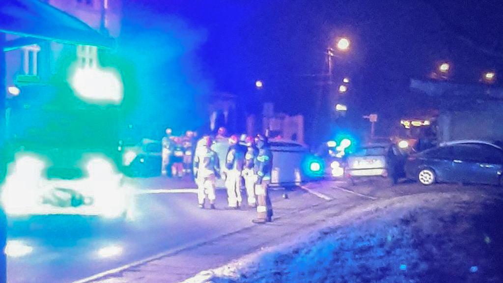 Nocna kolizja w Jeleniu