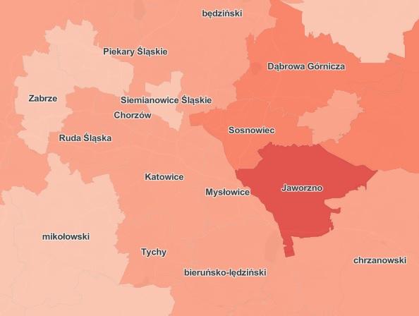 Aktualna sytuacja epidemiologiczna w Jaworznie – 25.2.2022