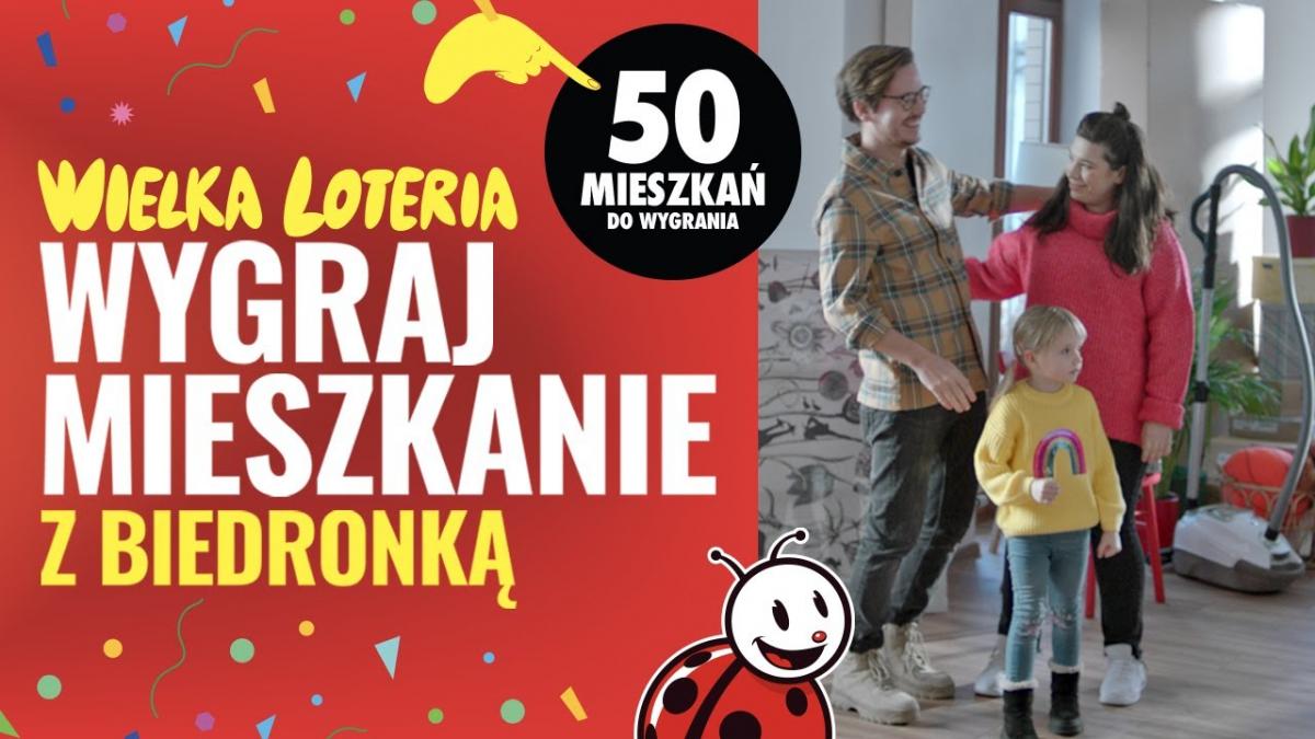 Wielka Loteria Biedronki. Do wygrania 50 mieszkań