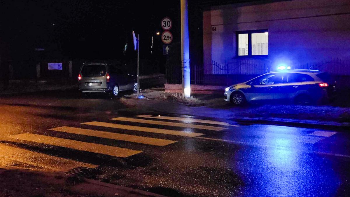 Potrącenie pieszego na ul. Moniuszki
