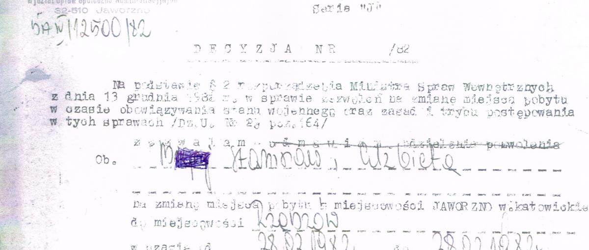 40 lat temu - STAN WOJENNY