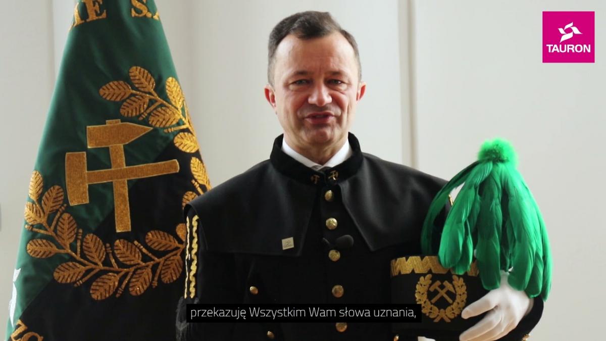 Życzenia Barbórkowe dla pracowników TAURON Wydobycie