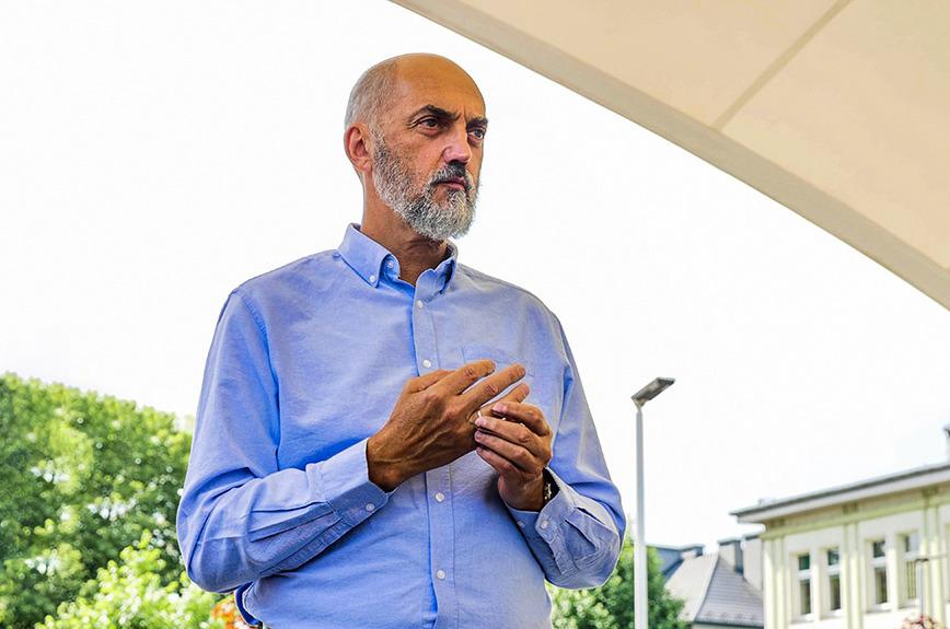 Paweł Silbert wraca do pracy w elektrowni