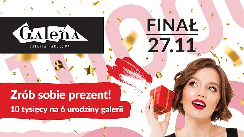 FINAŁ URODZINOWEJ AKCJI PROMOCYJNEJ „ZRÓB SOBIE PREZENT” W GALERII GALENA