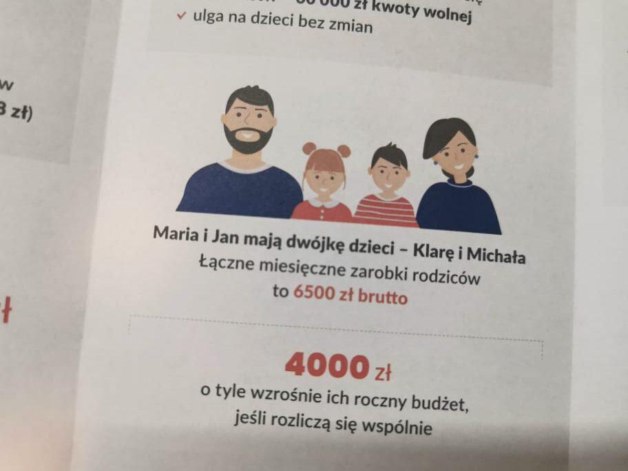 Ulotki z Polskim Ładem u jaworznian