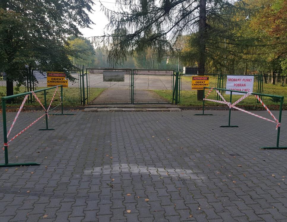 Testy na covid w mobilnym punkcie pobrań