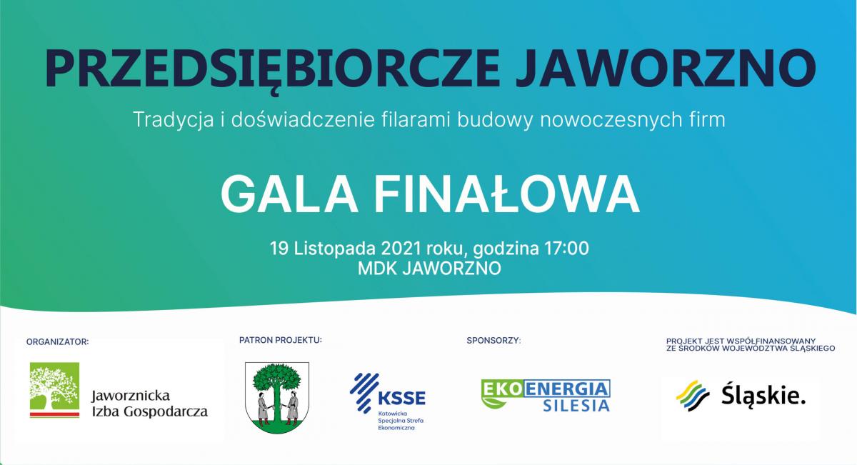 Przedsiębiorcze Jaworzno 2021 - gala finałowa - zaproszenie