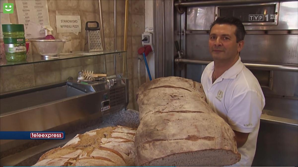 Chleb gigant z Mattarello w Teleexpressie