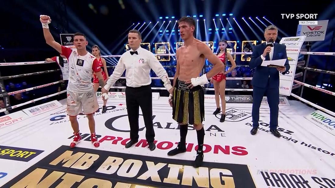 Kamil Młodziński wygrywa w gali MB Boxing Night 10