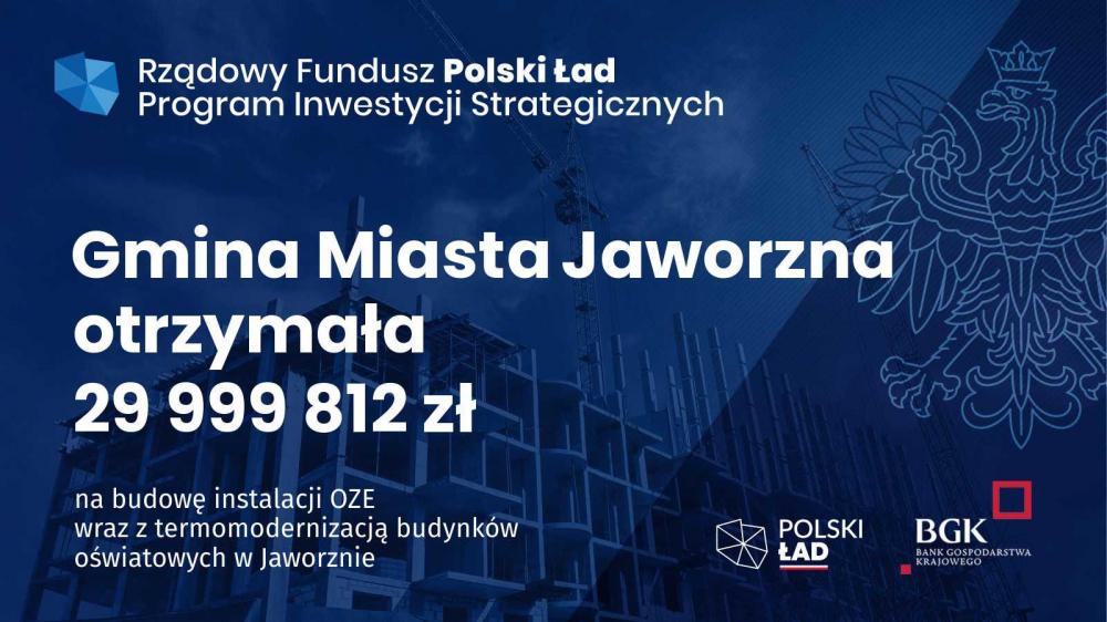 Polski Ład: 30 mln zł na modernizację placówek oświatowych