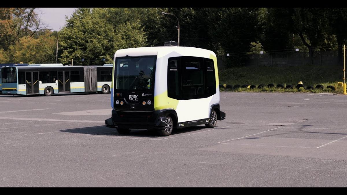 Testy autonomicznego autobusu w Jaworznie