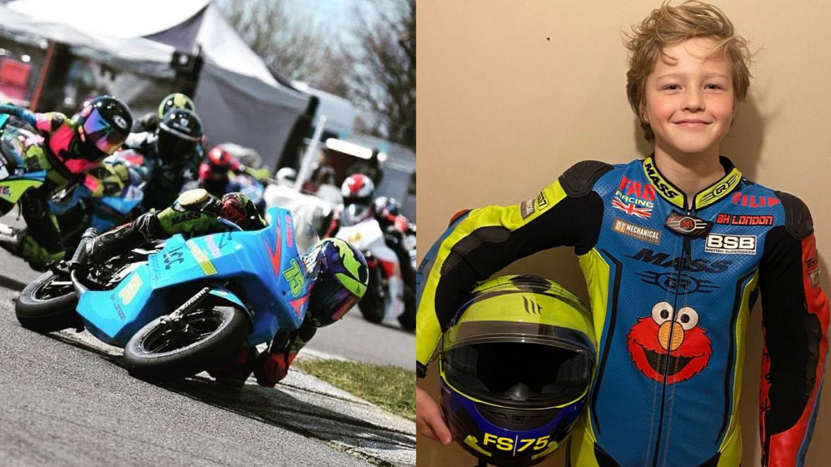 12- letni Filip w wyścigach motocyklowych, kolejny raz staje na podium. Pnie się w górę i spełnia marzenia