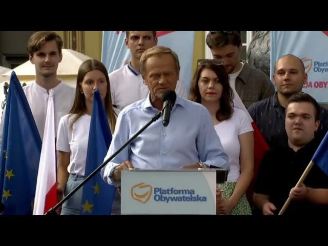 Donald Tusk o fabryce Izery w Jaworznie