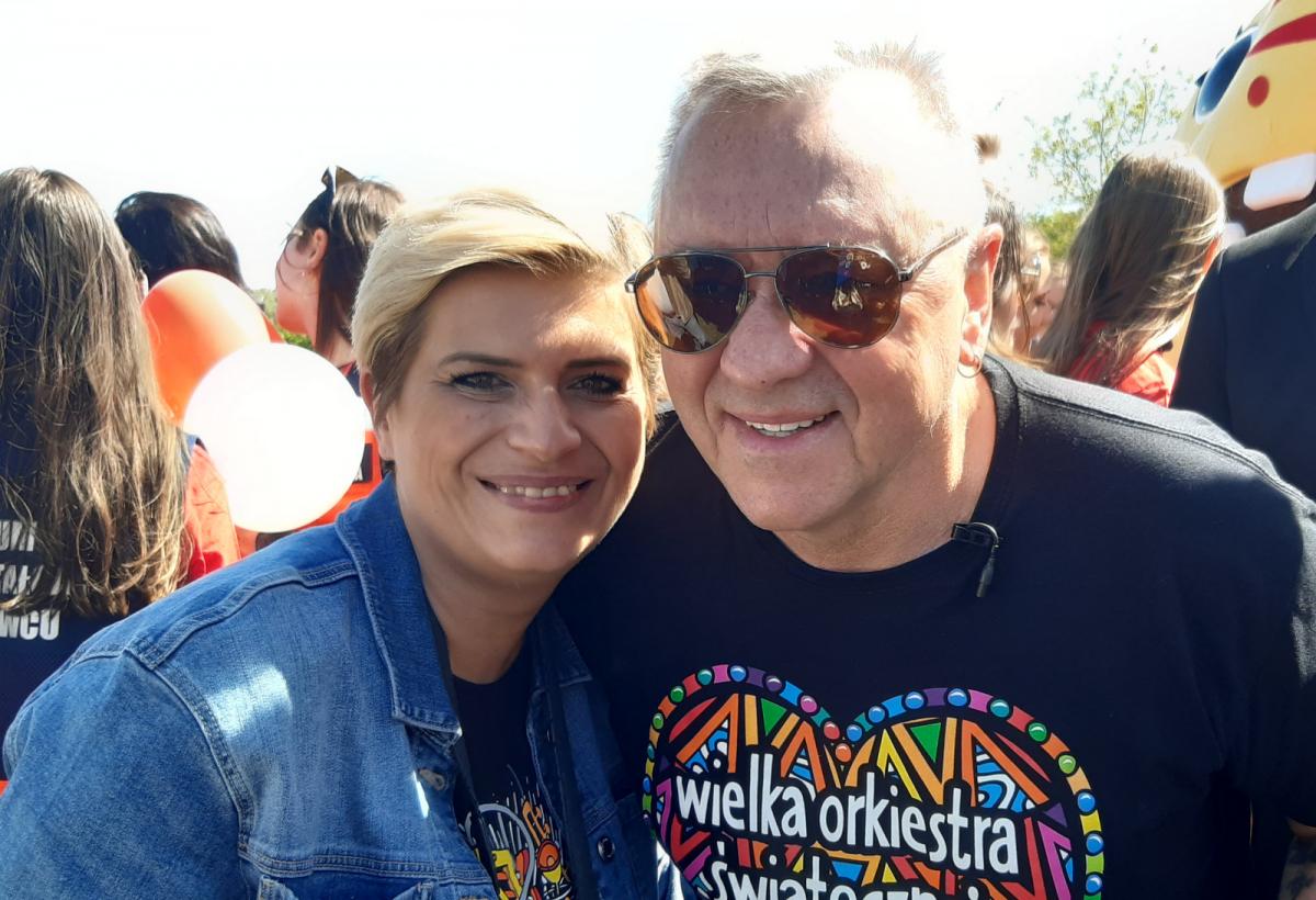 Rondo WOŚP w Sosnowcu- spotkanie z Jurkiem Owsiakiem