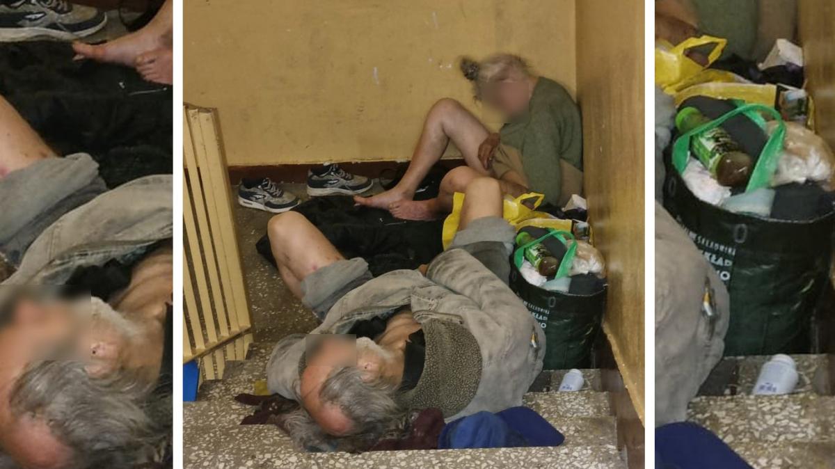 Bezdomni terroryzują mieszkańców bloków na Podłężu — służby bezradne