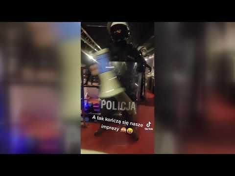 Nalot policji na nielegalną dyskotekę w Jaworznie.