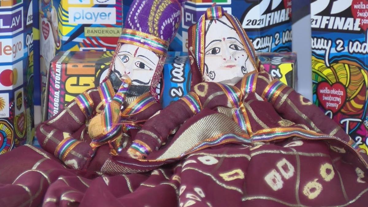 Marionetki z Radżastanu na aukcję WOŚP